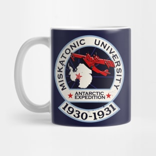 Vintage Retro Miskatonic University Antarctic Expedition Mug